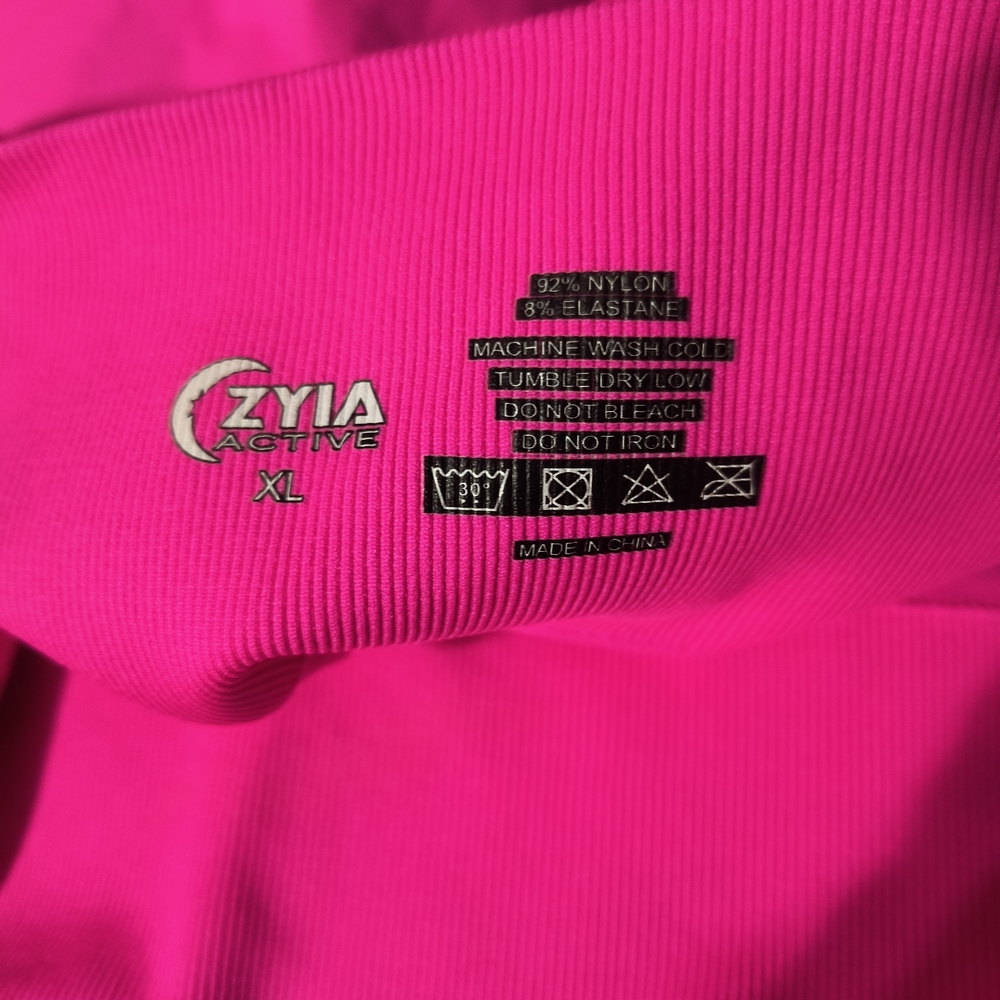 Zyia Active Pink Top